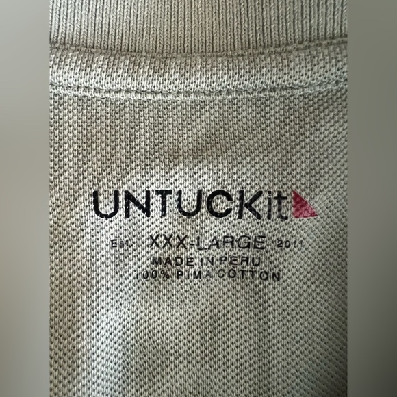 UNTUCKit | men’s Jersey Slub Performance Polo Shirt. Size: XXXL - Picture 6 of 12